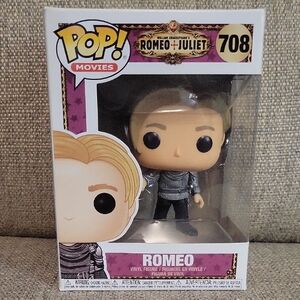 Funko Pop Romeo with Black and Gray Outfit